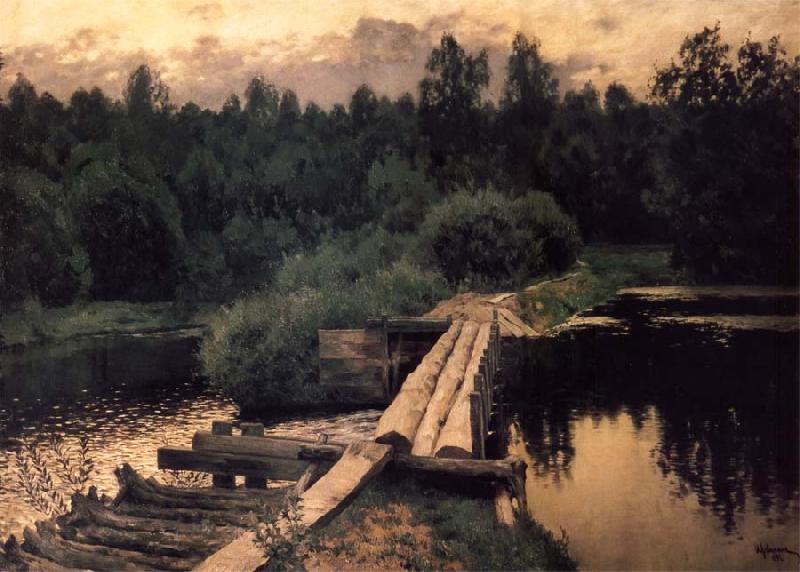 Levitan, Isaak Landscape oil painting image